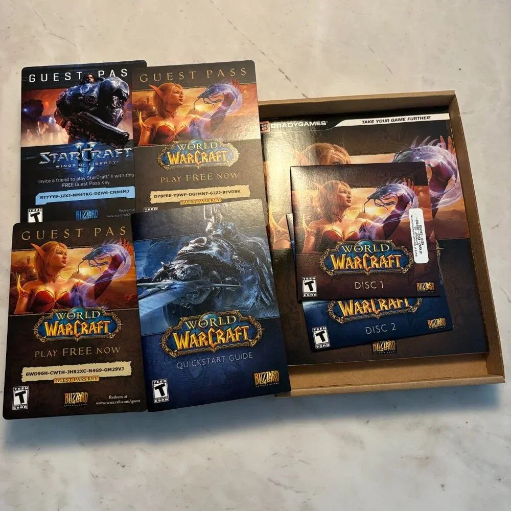 World Of Warcraft Your Epic Quest Begins Here Video Game With Box